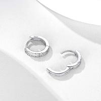 ราคา Silvora ห่วงต่างหูรูปห่วงกับ925เงินสเตอร์ลิงแนวพังก์สำหรับทุกเพศห่วง Huggies หูขัดขนาดเล็กทำจากเพทายลูกเต๋าเป็นประกายสำหรับผู้หญิงและผู้ชาย (18851410979)