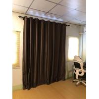 ราคา ผ้าม่านสำเร็จรูปกันแสงกันUV แบบตาไก่เจาะห่วง ม่านหน้าต่าง ม่านประตู สีน้ำตาลเข้ม ขนาด130 150 130 220 130 250 200 250 200 220 200 250 (9061867730)
