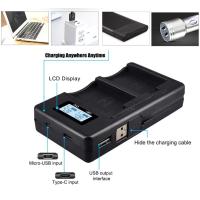 ราคา PALO LP E5 LPE5 LP E5 แบตเตอรี่ Dual USB LCD Charger สำหรับ Canon EOS 1000D 500D 450D Kiss X3 X2 F EOS Rebel XS XSi Rebel T1i (21685700274)