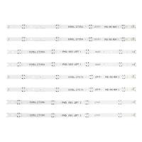 ราคา 8PCS LED Backlight ใหม่ LG Original 49 นิ้วแท่งไฟ6916L 2705A 2706A 2707A 2708A V16 5 ReV0 (7944580644)