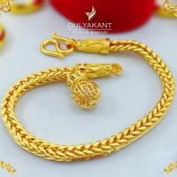ราคา สร้อยข้อมือ ลายสี่เสา เศษทองคำแท้ หนัก 3 บาท ไซส์ 6 8 นิ้ว 1 ชิ้น B506 (18137649880)