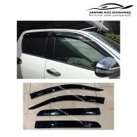 ราคา กันสาด TOYOTA REVO ROCCO 2015 2020 4 ประตู แคป สีดำเข้ม สกรีนโลโก้ (19713152932)