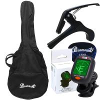 ราคา Paramount PSPM2 กระเป๋ากีตาร์โปร่ง 41 นิ้ว เครื่องตั้งสายกีตาร์ คาโป้กีตาร์ ปิ๊กกีตาร์ (1010232381)