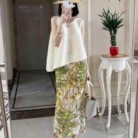 ราคา Issey Miyake กระโปรงพลีทไซส์ใหญ่2023กระโปรงอัดจีบสตรีพิมพ์ลายสไตล์เคาน์เตอร์ไซส์ใหญ่สำหรับฤดูใบไม้ผลิและฤดูร้อนของญี่ปุ่นใหม่ (20563444569)