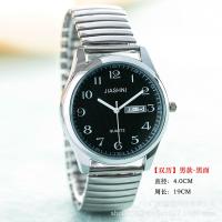 ราคา นาฬิกาสำหรับผู้สูงอายุที่เรียบง่ายนาฬิกาดิจิตอลขนาดใหญ่สายเหล็กสปริงยางยืดควอตซ์นาฬิกากันน้ำเรียบง่ายสำหรับคู่รัก (21521319341)