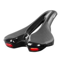 ราคา TOMSHOO อานจักรยานอานจักรยานแบบนิ่มพร้อมที่ชาร์จ USB ไฟท้ายเบาะรองนั่งระบายอากาศได้สำหรับจักรยานเสือภูเขาจักรยานเสือหมอบ (11625247957)