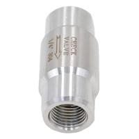 ราคา 1 4 BSP Female 304 Stainless Steel Non return Inline Spring Valve One way Check Valve 64 bar Plumbing Valves (19623026521)