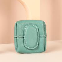 ราคา กระเป๋าใส่เหรียญหนังแท้ชั้นแรกหนังวัวมินิกระเป๋าเก็บกุญแจกระเป๋าสตางค์หนังวัวขนาดเล็กสำหรับผู้หญิง 1210 (21085959284)