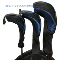 ราคา BELLEVเซ็ตไม้กอล์ฟ3ชิ้น เซ็ตหัวกอล์ฟคลับครอบคลุมชุดDriver 1 3 5ไม้แฟร์เวย์Headcoversยาว (5782550709)