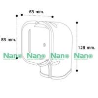 ราคา รางแอร์ NANO อุปกรณ์รางแอร์ ฝาครอบราง ข้องอโค้ง ข้องอมุม รางพลาสติก ข้องอ 1 ชิ้น 24 ชิ้น กล่อง AK65 AK75 (21568772586)