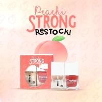 ราคา TheNailBakery เดอะเนลเบเกอรี่ เล็บแข็งแรงชมพูพีช Peachi STRONG Nail Hardener Set (9136472899)