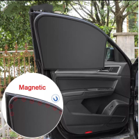 ราคา 4ชิ้น ผ้าม่านหน้าต่างรถยนต์ ม่านบังแดด แม่เหล็ก ในรถยนต์ แบบทึบ ป้องกัน UV น้ำหนักเบา บังแดดรถยนต์ (21729333335)