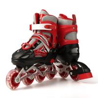 ราคา รองเท้าสเก็ต โรลเลอร์เบลด Roller Skate รองเท้าอินไลน์สเก็ต In line Skate รองเท้าสเก็ตสำหรับเด็กของเด็กหญิงและชาย โรลเลอร์สเกต อินไลน์สเก็ต ล้อมีไฟ Size S 27 33 M 34 38 L 39 43 (17408980869)