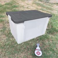 ราคา กล่องพลาติกฝาหน้า ขนาด 100 ลิตร วางซ้อนกันได้ มีล้อเลื่อน กล่องพลาสติกอเนกค์ประส่ง กล่องเก็บของ กล่องจัดระเบียบห้อง กล่องเก็บของอเนกค์ประสงค์ กล่องพลากสติก (21334607638)