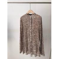 ราคา พร้อมส่ง มินิเดรส เสื้อเชิ้ต เสื้ออัดพลีท เล่นระดับ เสื้อคอจีน แขนยาว งานตามหา งานขายดี (15772146184)