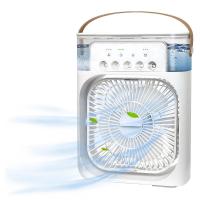 ราคา HOHOO พัดลมไอเย็น พัดลมไอน้ำ ความจุ 600 MLใส่น้ำแข็งได้ ทำความเย็น USB Air Cooler มีไฟ LED พัดลมปรับอากาศ พัดลมพกพาชาร์จ พัดลมแอร์เย็น (21605310897)