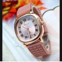 ราคา นาฬิกาแบรนด์ GENEVA งานแท้ นาฬิกาผู้หญิง สายซิลิโคนอย่างดี มี (21441343734)