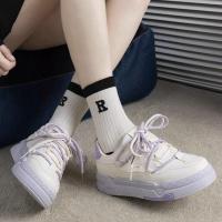 ราคา รองเท้าผ้าใบแฟชั่นสตรี รองเท้าผ้าใบย้อนยุค รองเท้าผ้าใบส้นหนานักเรียนสไตล์เกาหลีใหม่ (21538367437)