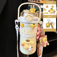 ราคา Sanrio แก้วสแตนเลส Kuromi ขวดน้ําเก็บความเย น่ารัก ของขวัญ (21416929171)