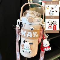 ราคา Sanrio แก้วสแตนเลส Kuromi ขวดน้ําเก็บความเย น่ารัก ของขวัญ (21416929172)