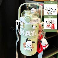 ราคา Sanrio แก้วสแตนเลส Kuromi ขวดน้ําเก็บความเย น่ารัก ของขวัญ (21416929170)