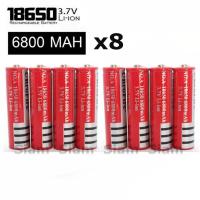 ราคา ถ่านชาร์จ 18650 3 7V 6800 mAh 8 ก้อน (21285605885)