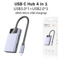 ราคา Jasoz USB C Hub 8 In 1 USB 3 0 Port Hub TYPE C to HDMI RJ45 USB C Multiport Port Hub Thunderbolt 3 Type C for Nintendo Huawei Samsung Lenovo Mac Book (21729084526)