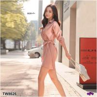 ราคา เดรสผูกไขว้หน้าทรงกิโมโน (20248793555)