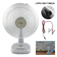 ราคา พัดลม Lumira พัดลมDC ขนาด 16นิ้ว รุ่น LFN12V16CA ใบพัด 3 ใบ พัดลมตั้งโต๊ะ ใช้กับแบตเตอรี่ แผงโซล่าเซลล์ ไฟบ้านได้ (14419614231)