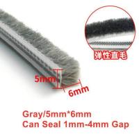 ราคา 6 Size Door Window Brush Strip Weather Stripping For Home Door Window Draught Excluder Brush Weather Strip Seal Tape (17137061151)