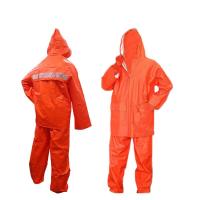 ราคา เสื้อกันฝน แบบเสื้อ กางเกง สีส้ม คาดแถบสะท้อนแสง เสื้อกันฝนจราจร อย่างหนา ทนทาน สวมใส่สบาย มีรูระบายอากาศ RG014 OR อย่างดี (2539102611)