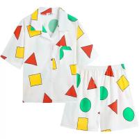 ราคา ส่งฟรี ชุดนอน ชุดนอนชินจัง เนื้อผ้าคอตตอนใส่สบาย ใส่แล้วผ้าไม่ยับ (21429793546)