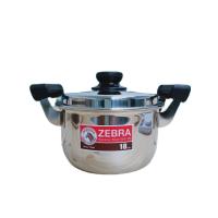 ราคา หม้อ หม้อต้ม Carry ขนาด 18 ซม ความจุ 2 5 ลิตร ตราหัวม้าลาย หม้อหุงต้ม หม้อสแตนเลส Carry ตราหัวม้าลาย ขนาด18 ซม 1ชิ้น สแตนเลสแท้ 304 (16233209506)