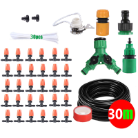 ราคา จัดส่งฟรี มีในสต็อกในกรุงเทพ ชุดพ่นหมอก DIY อุปกรณ์ครบชุด ชุดรดน้ำต้นไม้อัตโนมัติ รดน้ำต้นไม้ และพ่นหมอกบนหลังคา ชุดสเปรย์รดน้ำ สายยาง ยาว 21 เมตร 20 หัว (21602321341)
