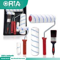 ราคา ชุดแปรงลูกกลิ้งทาสี ORIA ลูกกลิ้งสีโฟมถาดสีแปรงทาสีหัวลูกกลิ้งอุปกรณ์ทาสีบ้านถาดทาสีบ้านสัตว์พร้อมที่ระบายสีการพู่กันระบายสีตกแต่งภายใน (21733623073)