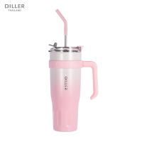 ราคา Diller Thermo Tumbler 1100ml MLH9166 แก้วเก็บความเย็น ร้อน สแตนเลส 2ชั้นพร้อมฉนวนสูญญากาศเก็บเย็น 24 ชม แก้วน้ำพกพา (21381755165)
