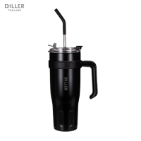 ราคา Diller Thermo Tumbler 1100ml MLH9166 แก้วเก็บความเย็น ร้อน สแตนเลส 2ชั้นพร้อมฉนวนสูญญากาศเก็บเย็น 24 ชม แก้วน้ำพกพา (21381755163)