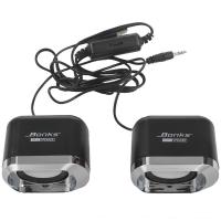 ราคา USB 2 0 Notebook Speakers Wired Stereo Mini Computer Speaker for Desktop Laptop Notebook PC MP3 MP4 3 5mm AUX IN black (20091028080)