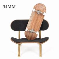 ราคา 34MM สเก็ตบอร์ดนิ้วมือ Fingerboard สเก็ตบอร์ดไม้ (19723962255)