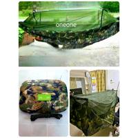 ราคา เปลผ้าร่มมีมุ้งพร้อมเชือก (14750283937)