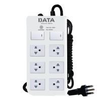 ราคา DATA รางปลั๊กไฟ มอก 6 ช่อง 3 เมตร รุ่น DT6218 สีขาว (16472272253)