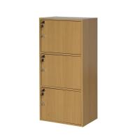 ราคา ชั้นวางของเอนกประสงค์ ชั้นวาง 3 ช่อง 3 ประตู มีกุญแจล็อค (14598088168)