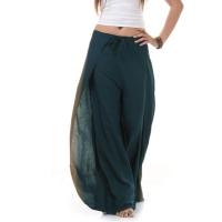 ราคา กางเกงพัน กางเกงผ่าด้านข้าง กางเกงยาวเอวแบบผูก กางเกงชายหาด กางเกงโยคะ Wrap Pants Thai Pants (402938957)
