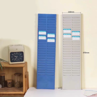 ราคา แผงเสียบบัตร แผงเสียบบัตรตอก 50 ช่อง สีครีม สำหรับ บัตรตอกเวลา เครื่องตอกบัตร (21500298902)