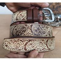 ราคา เข็มขัดสายหนังจระเข้ สีนำตาลเม็ดมะขาม รุ่นสองกระดูกคู่ (21608077895)