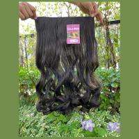ราคา แฮร์พีช hairpiece แฮร์พีช calawigs ชิ้นหนาพิเศษไหมด้านเหมือนผมจริง แฮร์พีชปลายลอน รหัส T690 กว้าง28cm ยาว60cm (7148012459)