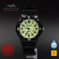 ราคา สินค้าแท้ 100 US SUBMARINE นาฬิกาข้อมือผู้ ชาย หญิง QUARTZ กันนํ้า สายยางดำเงา พร้อมจัดส่งทันที (20865305092)