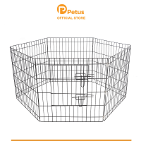 ราคา คอกสุนัขพับได้ คอกกระต่าย ขนาด 60x60 cm คอกกั้นสัตว์เลี้ยง พับเก็บได้ Foldable Dog Fence (16958713559)
