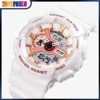 ราคา SKMEI นาฬิกาสปอร์ตแฟชั่นสำหรับผู้ชาย LEDนาฬิกาข้อมือดิจิตอลแฟชั่นผู้ชายหนัง PU กันน้ำใช้งานได้ยาวนานสามารถตั้งปลุกพื้นผิวได้นาฬิกาข้อมือจับเวลาสำหรับผู้หญิงผู้ชาย34 (10751198824)