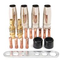 ราคา 19Pcs Nozzle Contact Tips Holder for Mig Welder Torch Contact Semi Automatic Welding Tool for 15AK Welding Torch (21397681687)